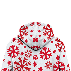 Custom Eco-Friendly Winter Breathable 100% Polyester Fleece Solid <b>Men</b>/Women <b>Hoodie</b> Christmas Happy New Year Sublimation Design - Product Image 4