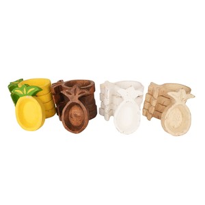 Hand Carved Acacia Wood Pineapple Dough Bowls for <b>Candles</b> <b>Set</b> for Parties Decorative Wooden Bowls Farmhouse Made in Viet Nam - Product Image 4