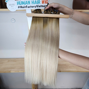 ผม GUGU แท้ 100% ผมเวอร์จินเวียดนามแบบดิบ  ถักสองชั้นด้วยเครื่องจักร  แบบตรง  น้ำหนัก 100 กรัม - Product Image 4