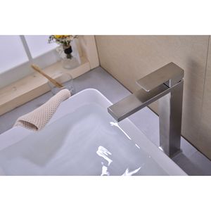 Rubinetto Monocomando per Lavabo Bagno con Scarico a Scomparsa Senza Troppopieno - Product Image 3