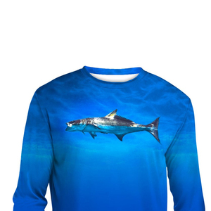 Chemises de pêche et de chasse respirantes pour sports de plein air, best-seller, design personnalisé, 90 % polyester, 10 % élasthanne, imperméables, UPF 50 - Product Image 3