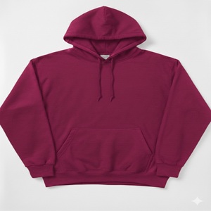Sudadera con Capucha Beige para Hombre, Corte Regular, Felpa de Algodón, Informal, con Bolsillo Delantero, Estilo Vanguardista, Estampada - Product Image 3