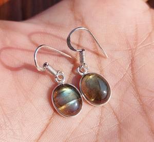 Pendientes de Aro con Piedras Preciosas en Oferta, Pendientes de Aro Chapados en Oro con Piedras Naturales para Exportación, Precio de Venta - Product Image 6