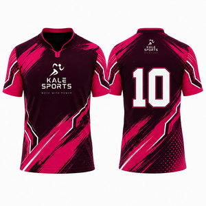 Camiseta de Fútbol con Cuello en V para Hombre, Marca Kale Sports, Manga Corta, Absorbe la Humedad, Ajuste Atlético, Material 100% Poliéster - Product Image 6