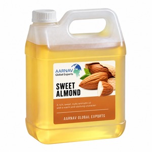 AARNAV Global Exports Huile d'amande douce 100% pure pressée à froid, huile de base pour massage, aromathérapie, tous types de peau - Product Image 1