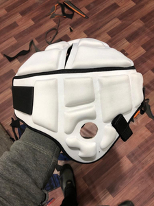Casque de football américain de luxe en ABS souple, protection personnalisée avec logo, respirant, durable, coupe-vent, réglable avec fermeture à crochet - Product Image 5