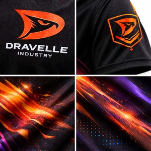 เสื้อกีฬาอีสปอร์ตแบบกำหนดเองราคาถูก คุณภาพพรีเมียม ระบายอากาศได้ดี แห้งเร็ว เป็นมิตรกับสิ่งแวดล้อม สำหรับทุกเพศ พิมพ์ลายด้วยความร้อนบนผ้าโพลีเอสเตอร์ตาข่าย - Product Image 5