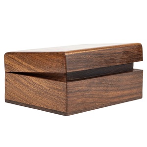 Eco-Friendly Rectangle <b>Wooden</b> <b>Box</b> for Jewelry Gift Storage-Soft Interior for Delicate Items Christmas Chinese New Year Tabletop - Product Image 2