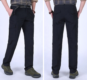 Mens Working <b>Cargo</b> Pants with Durable Fabric Knee Protection Perfect for Construction Sites High-Quality <b>Work</b> Pants for Men - Product Image 5