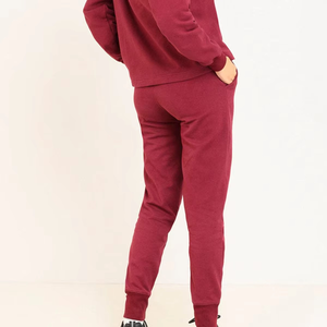 Women's Plus Size Heavyweight Breathable Eco-Friendly Fleece <b>Tracksuit</b> Set Embroidered Logo Printed Hoodie Customizable Colors - Product Image 4
