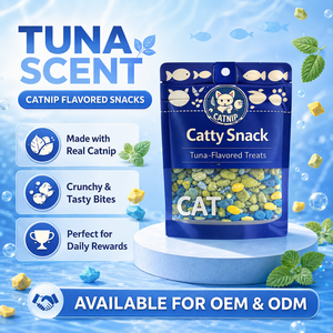 Nourriture sèche pour chats à la catnip |   Nutrition naturelle et fourniture de produits sous marque privée OEM - Product Image 1