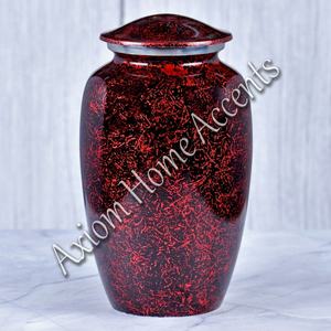 Urna de cremación de aluminio moderna con detalles artesanales únicos Urna de recuerdo perfecta de Axiom Home Accents - Product Image 1