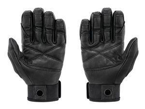 Gants de travail en cuir robustes GearHi avec paume renforcée pour la descente en rappel, l'escalade, la sécurité et le sauvetage, réduisant les chocs - Product Image 2