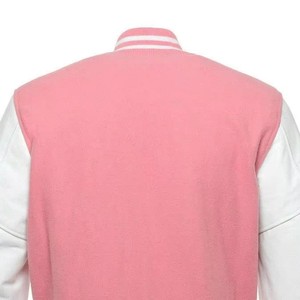 Custom Men Varsity <b>Jacket</b> Premium Wool <b>Leather</b> Sleeves Letterman Baseball College Coat OEM ODM Factory Sample Service - Product Image 2