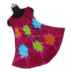 Vestido Hippie Bohemio para Mujer, Estilo Boho, para la Playa, de Rayón, Tie Dye, Cuello Halter, para la Noche, para Discoteca, para Fiesta - Product Image 5