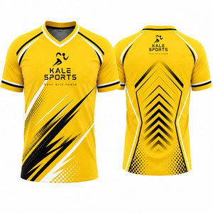 Ropa Deportiva de Primera Calidad, Camiseta de Fútbol de Manga Corta, Transpirable, 100% Poliéster, Impresión por Sublimación, Absorbe la Humedad, Servicio OEM - Product Image 6
