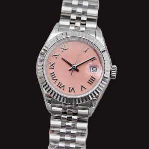 Reloj Mecánico de Primera Calidad de 41 mm con Números Romanos, Características Clásicas, Oro Blanco, Gemas y Joyas, Reloj de Pulsera para Hombre - Product Image 1