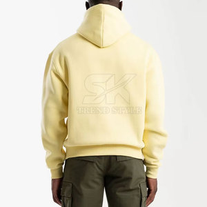 Nuevas Sudaderas con Capucha Lisas de Talla Grande para Hombre, Estilo Casual, Hechas de Algodón, Sudaderas con Capucha Lisas de Talla Grande para Hombre - Product Image 3