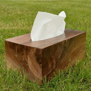 Organizador Multiusos de Madera de Acacia de Alta Calidad, Ecológico, Porta Pañuelos, Logotipo Personalizado, Hecho a Mano, Nuevo, Artesanal, Gran Venta - Product Image 1