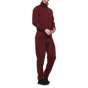 Men's Premium Tracksuit Set Athletic <b>Zip</b> <b>Up</b> <b>Jacket</b> and Tapered Jogger Pants for Exercise Training Casual Street Style - Product Image 5