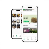 Desarrollo de Aplicaciones de Comercio Electrónico para Agricultura Orgánica Avanzada, Entrega de Productos de Granja a Domicilio, Inventario Inteligente, Mercado Multivendedor, MAC