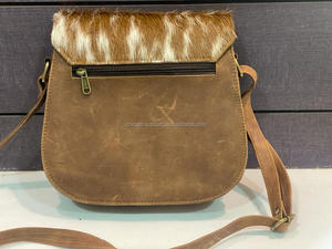 กระเป๋าสะพายพาดลำตัวหนังวัวแท้คุณภาพสูงหนังแท้กระเป๋าถือขนาดพอเหมาะ - Product Image 5