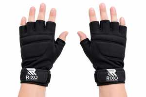 Gants de musculation personnalisés avec logo, légers, respirants, coupe-vent, paume antidérapante, fermeture à boucle et sangle de poignet réglable - Product Image 6