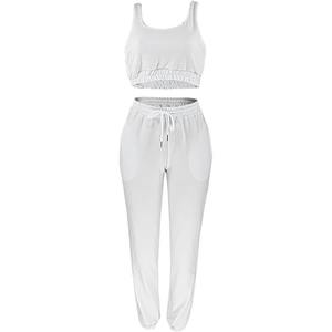 Nuevo Conjunto de Yoga de 2 Piezas al Por Mayor con Logotipo Personalizado, Ropa de Yoga Elástica para Mujer, Conjunto Deportivo Femenino - Product Image 4