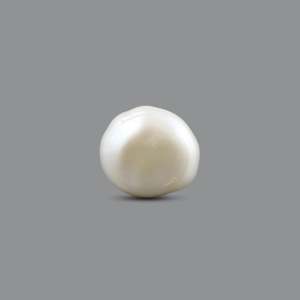 Perle d'eau douce Keshi de qualité supérieure, 4,5 carats, forme de pièce de monnaie, pour bijoux fins - Product Image 2