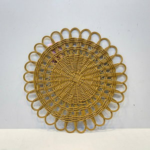 Traditional Rattan Round <b>Kitchen</b> <b>Accessories</b> Luxury Eco-Friendly Placemats 33mm - Product Image 2