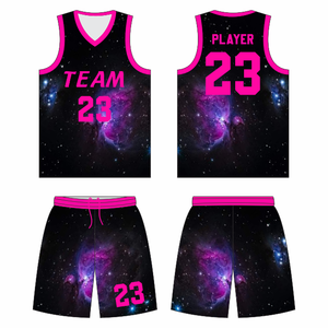Uniforme de Baloncesto Personalizado de Alta Calidad – Camiseta y Pantalones Cortos Sublimados 100% Poliéster - Product Image 2
