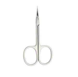 Ciseaux à cuticules en acier inoxydable avec lames droites et affûtées, manche rond, pour manucure, outils de beauté, usage adulte - Product Image 3