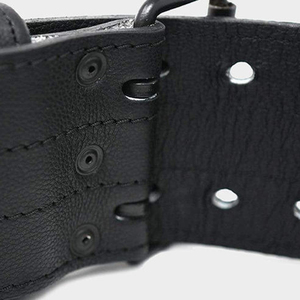 Durable adjustable leather lifting belt gym waist support bodybuilding fitness heavy duty training strong gear - Product Image 5