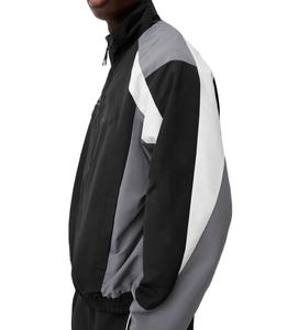 Survêtement rétro vintage pour homme, coupe-vent à rayures, surdimensionné, fermeture éclair, coupe-vent pour homme, best-seller - Product Image 2