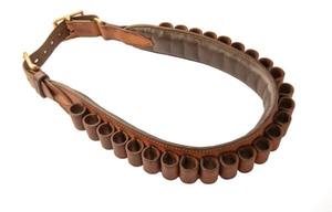 Bandolera Profesional de Caza de Cuero Genuino MOLLE, Porta Cartuchos de Seguridad para Escopeta Calibre 12 - Product Image 5