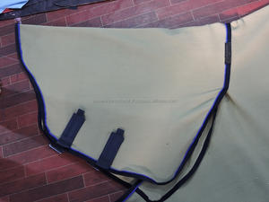 Manta de Lana Para Caballo ecuestre, nuevo diseño, para cuello, enfriador, Polar, Cruz, Surcingle, precio al por mayor en la India - Product Image 2