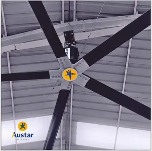 Ventilador de Techo Industrial HVLS de Alta Resistencia con Engranajes, Ventilador Grande para Sistema de Ventilación de Almacenes, Fábricas y Talleres - Product Image 1