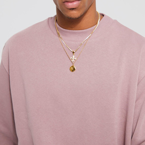 Sweat-shirt à col rond pour homme, en molleton de coton doux, à manches longues, décontracté, streetwear, vêtements d'hiver, tenue quotidienne confortable - Product Image 4