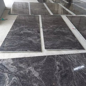 Baldosas y Losas de Granito y Mármol Negro Natural Pulido Moderno para Pisos, Sala de Estar, Cocina, Baño, Comedor - Product Image 1