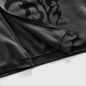 Sudadera con Capucha y Cremallera de Algodón Técnico de la Mejor Calidad, Bordada, Unisex, Estilo Urbano, Suave, Cómoda, Oversize, Ecológica - Product Image 5