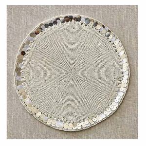 Mantel Individual de Cristal Sólido con Cuentas, Diseño Moderno, Hecho a Mano, para Decoración de Mesa en Hogar, Bodas, Banquetes y Fiestas, Precio al por Mayor - Product Image 2