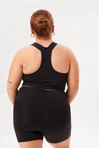 Nouveau style de créateur grande taille soutien-gorge Charlie noir à col droit et coups personnalisés ensemble fitness pantalon taille haute d'entraînement - Product Image 2