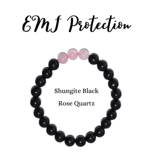 Premium Quality EMF Protection Crystals Round <b>Gemstone</b> <b>Bracelet</b> For Fashion Healing - Product Image 1
