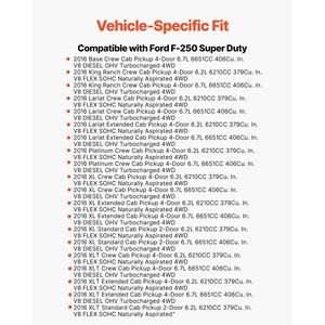 2 Pezzi Cuscinetto Mozzo Ruota Anteriore per Ford F-250 Super Duty Base King Ranch Lariat Platinum XL Crew Cab Truck 2016 - Product Image 3