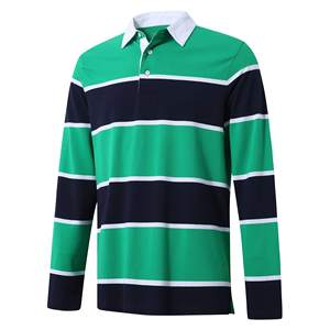 Maillot de rugby vintage 100 % coton de haute qualité pour homme, à manches courtes, personnalisable, écologique, vente en gros - Product Image 3