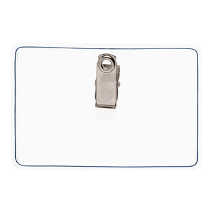 Brady <b>Clip</b>-On Plastic ID <b>Badge</b> Holder with Retractable Reel for Laboratory and Industrial Name Cards - Product Image 2