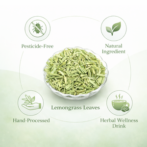 Té de Hojas de Limoncillo Secas Naturales Premium, Cymbopogon Citratus, 2–5 mm, Té Herbal Detox para Bienestar, Inmunidad y Relajación - Product Image 5