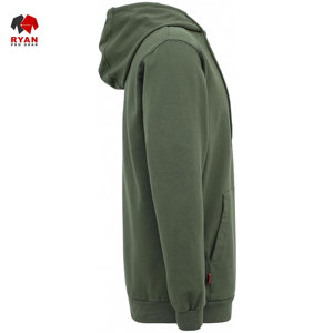 Sweat à capuche personnalisé streetwear, 100% coton, de haute qualité, lourd, pour hommes - Product Image 2