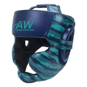 Protector de Cabeza de Cuero de Primera Calidad para Kickboxing y Sparring, Protección de Espuma Duradera, Deportes Profesionales - Product Image 2