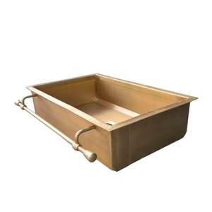 Évier de cuisine rustique en laiton, style ferme, vasque profonde, artisanat métallique de qualité supérieure pour la décoration de cuisine moderne - Product Image 4